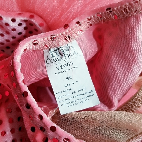 A WISH COME TRUE Gala Pink Ballet Leotard Tutu Dress Dance - Picture 15 of 15